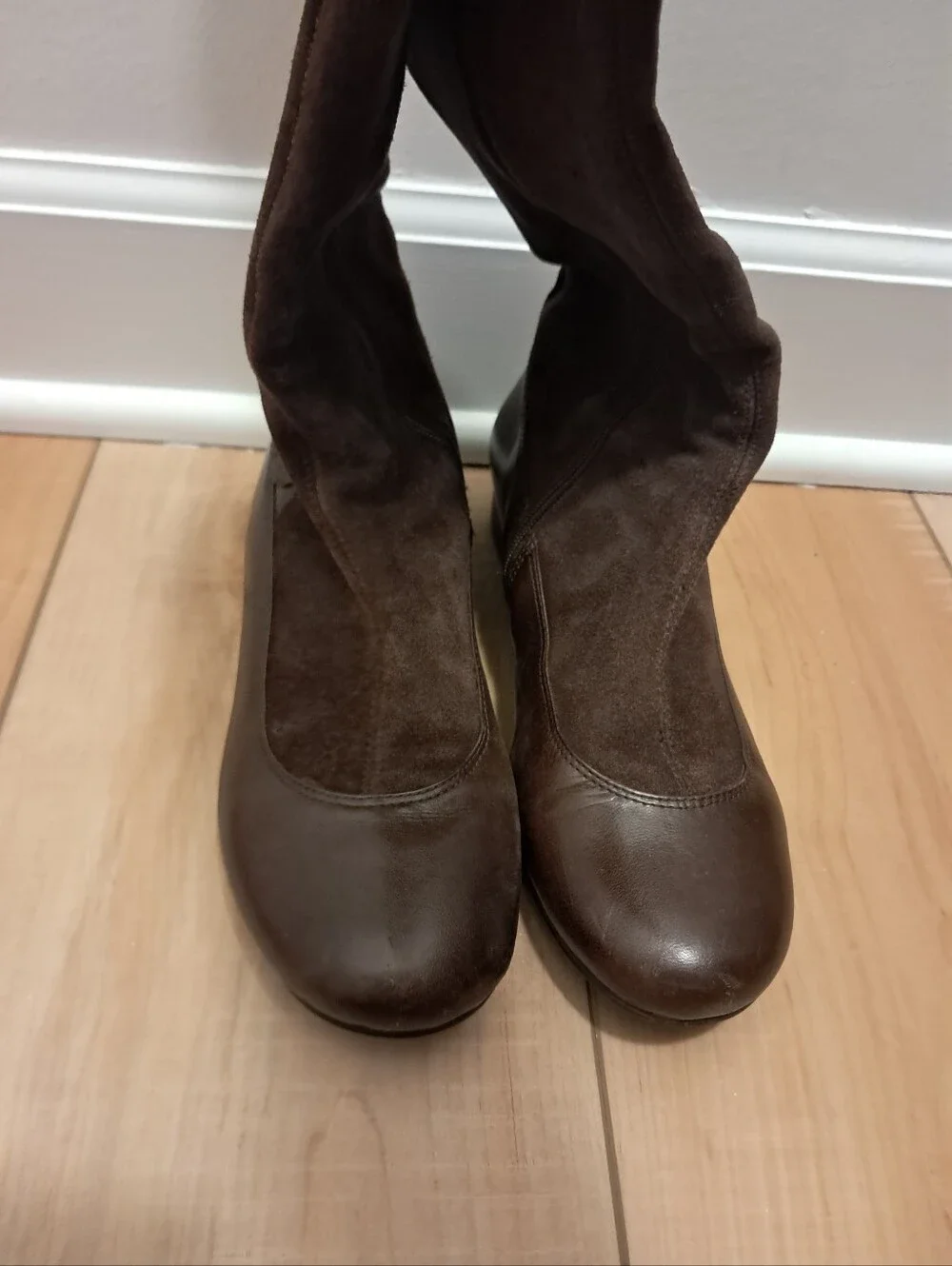 Matisse Boots Women's 6.5 Suede Victorian Buttons Tall Steampunk Western Riding